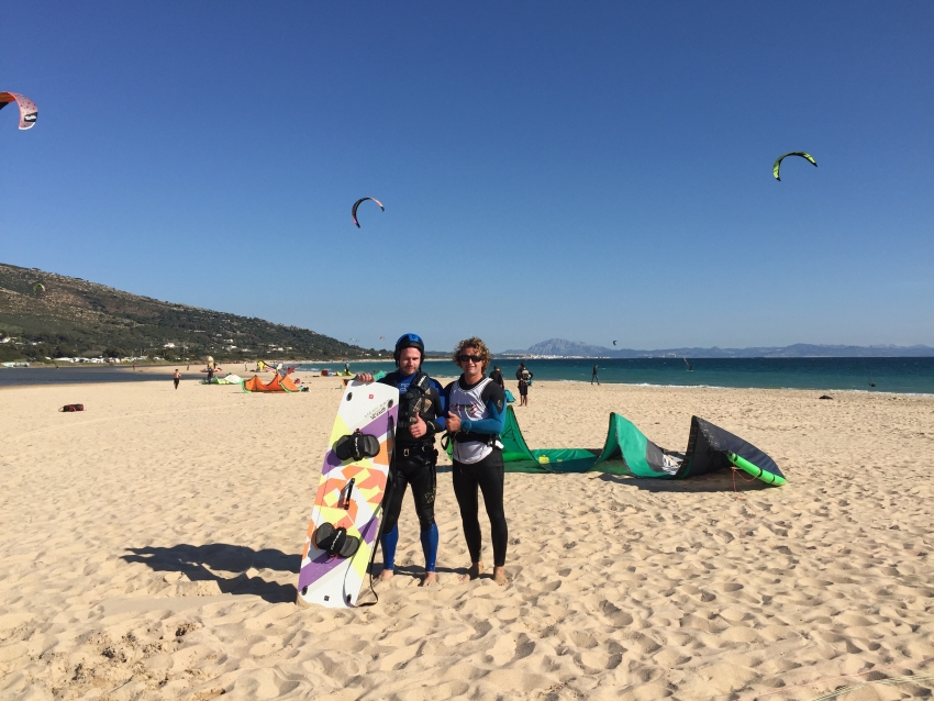 Kiteboarding lesson in Tarifa
